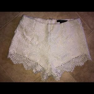 Lace Forever 21 shorts
